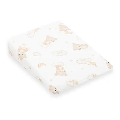 Povlak na dětský polštář - klín New Baby BASIC 30x37cm bear béžový