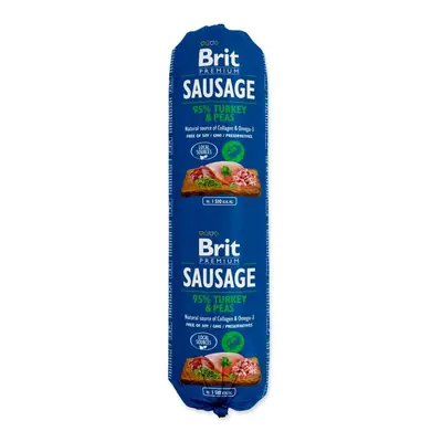 Salám Brit Sausage krůta s hráškem 800g