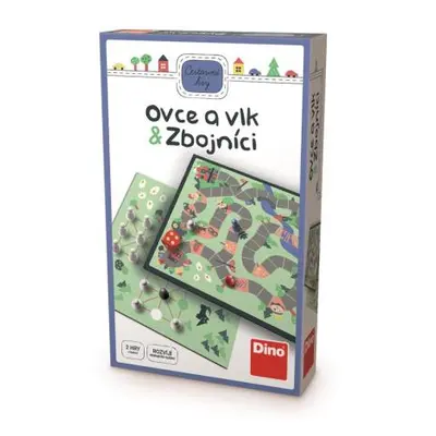 Dino OVCE A VLK & zbojníci Cestovní hra