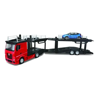 Bburago 1:43 Kamion Multicar Carrier Scania 770S Black + Lamborghini Urus