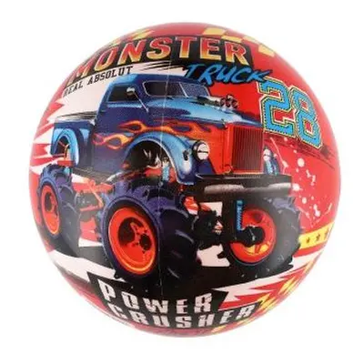 Míč Super cars monster truck nafouknutý 23cm