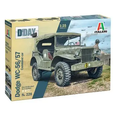 Model Kit military 0228 - Dodge WC56 Command Car (1:35)