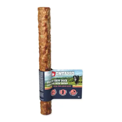 Pochutnávka Ontario Protein kuře, žvýkací rolka velká 25,4cm, Large