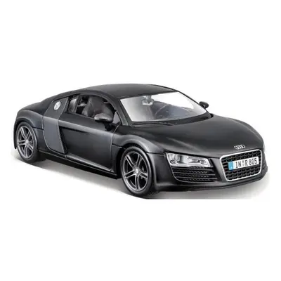 Maisto - Audi R8, matné černé, 1:24