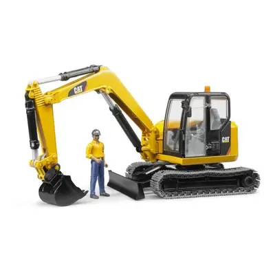 BRUDER 02466 Pásový minibagr CATERPILLAR s figurkou