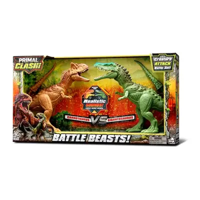 Primal Clash! Dino bitva set Carnotaurus VS Gigantosaurus 21 cm