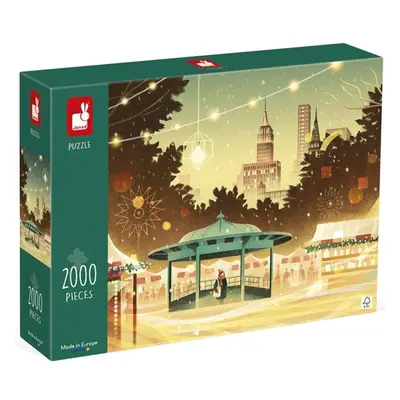 Janod Art puzzle New York v noci 2000 ks