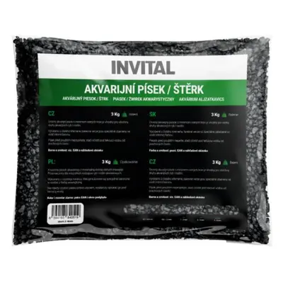 Akvarijní písek černý 2-4 mm 25kg