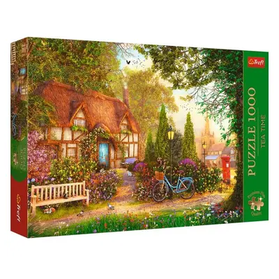 Trefl Puzzle 1000 Premium Plus - Čajový čas: Slaměná chaloupka