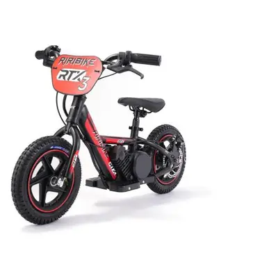 Dětské elektrické odrážedlo RIRIBIKE RTX3 24V (12”), červené, Lithiová baterie, 100W Motor