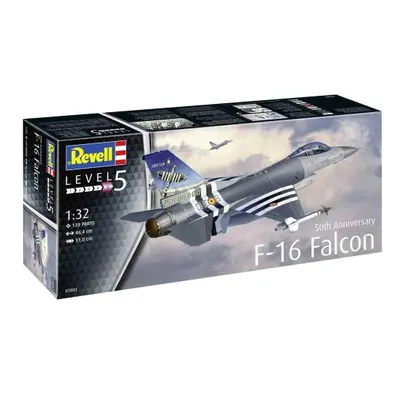 Plastic ModelKit letadlo 03802 - 50th Anniversary F-16 Falcon (1:32)