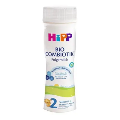 HiPP 2 BIO Combiotik® Následná tekutá mléčná kojenecká výživa od uk. 6. měsíce, 200 ml