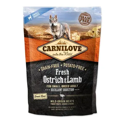 Krmivo Carnilove Dog Small Breed Fresh Pštros & Lamb 1,5kg