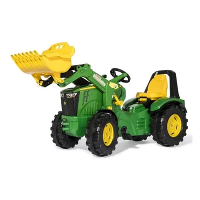 Rollytoys Šlapací traktor X-Trac John Deere Premium s předním nakladačem