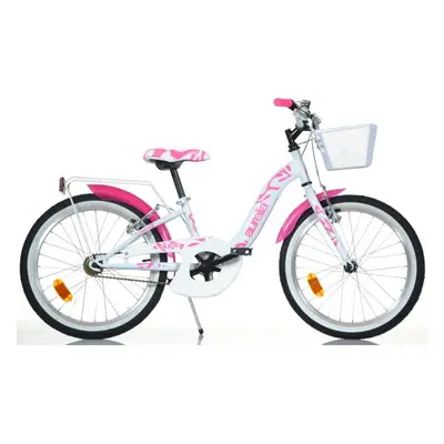 DINO Bikes - Dětské kolo 20" 204R-05S - Girl white/ pink