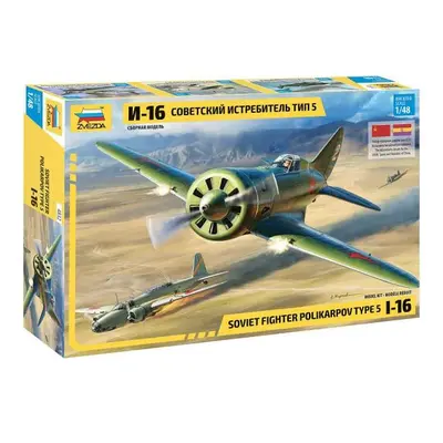 Model Kit letadlo 4832 - Polikarpov I-16 Typ V Sovětský stíhač (1:48)