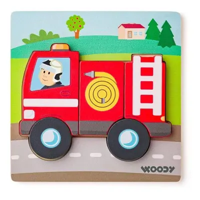 Woody Puzzle Baby - hasič