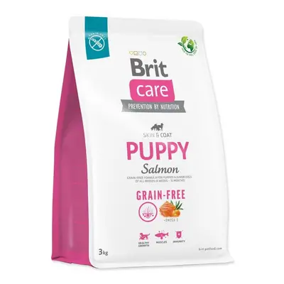 Krmivo Brit Care Dog Grain-free Puppy Salmon 3kg