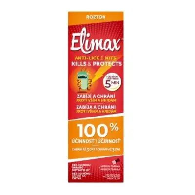 Elimax Účinný roztok 100ml + kovový hřeben