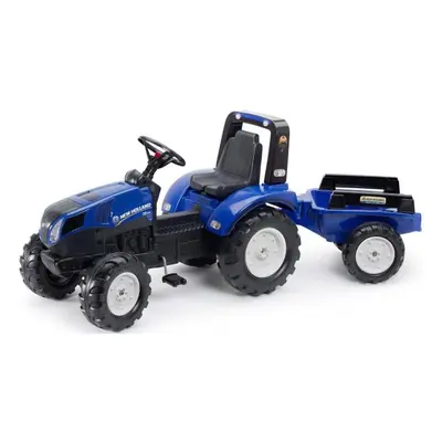 FALK Šlapací traktor 3090B - New Holland T8 s přívěsem