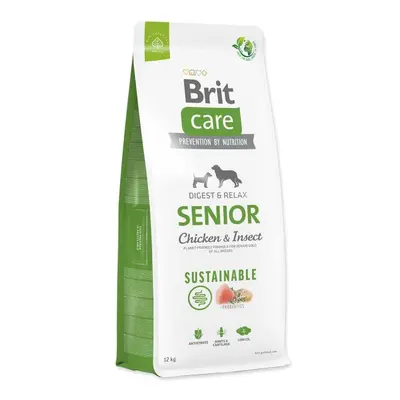 Krmivo Brit Care Dog Sustainable senior Chicken & Insoct 12kg