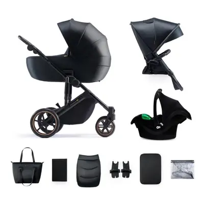 KINDERKRAFT SELECT Kočík kombinovaný 3v1 Prime 2 Venezian Black, Premium