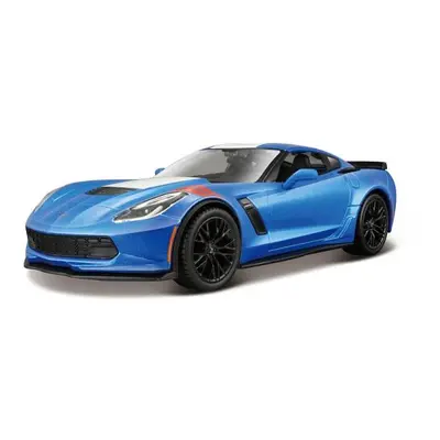 Maisto - 2017 Corvette Grand Sport, kovová modrá, 1:24