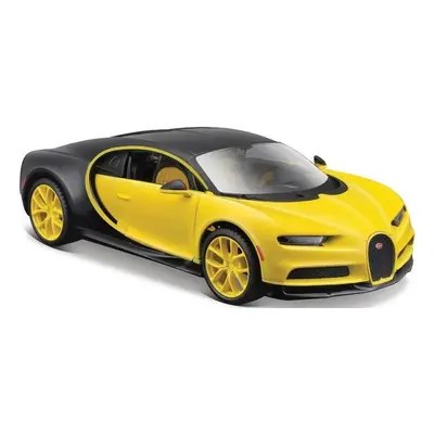 Maisto - Bugatti Chiron, žluto/černé, 1:24