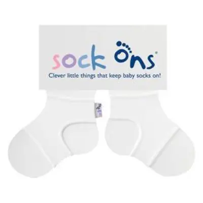 KIKKO SOCK ONS Držák ponožek Classic - Bílá (6-12m)