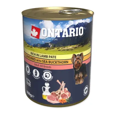 Konzerva Ontario jehněčí s bylinkami, paté 800g