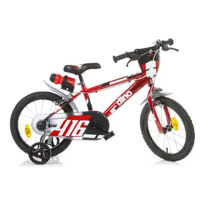 DINO Bikes - Dětský kolo 16" 416US-06 - červené