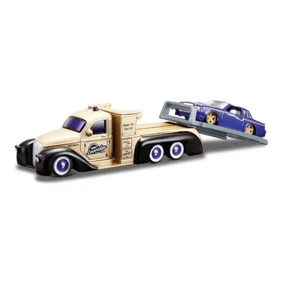 Maisto - Design Elite Transport, Missile Tow Flatbed + 1987 Buick Regal T-Type, 1:64