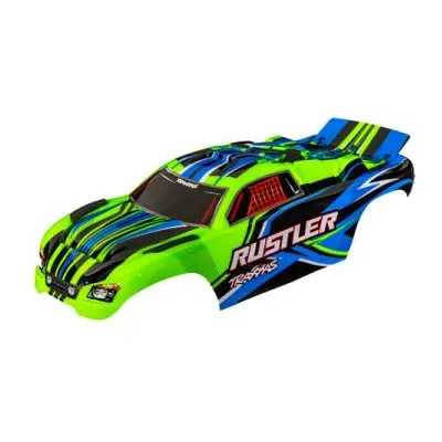 Traxxas karosérie Rustler bezsponková zelená