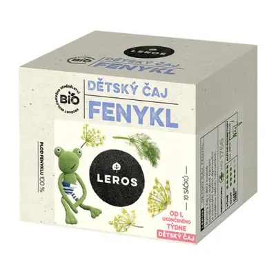 LEROS BIO Dětský čaj Fenykl 10x1,5g