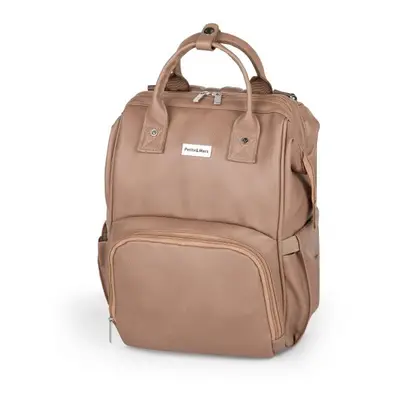 Petite&Mars Batoh přebalovací na kočárek Jasper Camel Beige