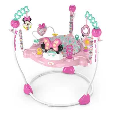 DISNEY BABY Skákadlo/aktivní centrum 2v1 Minnie Mouse Forever Besties 6m+ do 11 kg