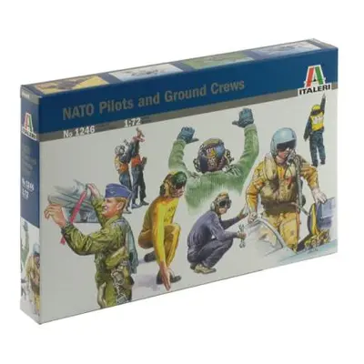 Model Kit figurky 1246 - NATO PILOTS AND GROUND CREW (1:72)