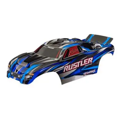 Traxxas karosérie Rustler modrá (bezsponková)