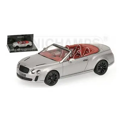 1:43 BENTLEY CONTINENTAL SUPERSPORTS CABRIO 2010 MATT SILVER METALLIC