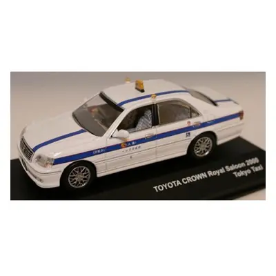 1:43 TOYOTA CROWN ROYAL 2005 TOKYO TAXI BÍLÁ