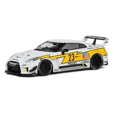 Ni1:43 NISSAN GTR35 LBWK SILHOUETTE WHITE 2019