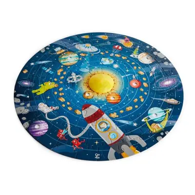 Hape Dětské puzzle - Sluneční soustava LED