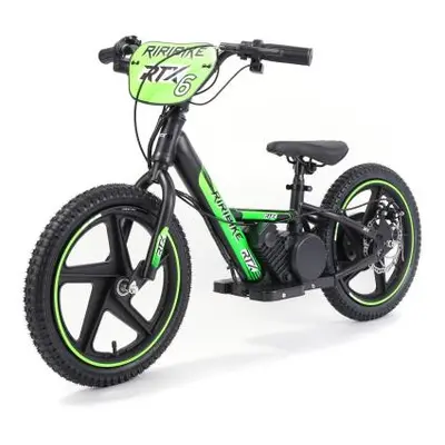 Dětské elektrické odrážedlo RIRIBIKE RTX6 24V (16”), zelené, Lithiová baterie, 250W Motor