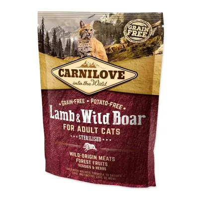 Krmivo Carnilove Sterilisod Adult Cats Lamb & Wild Boar 0,4kg