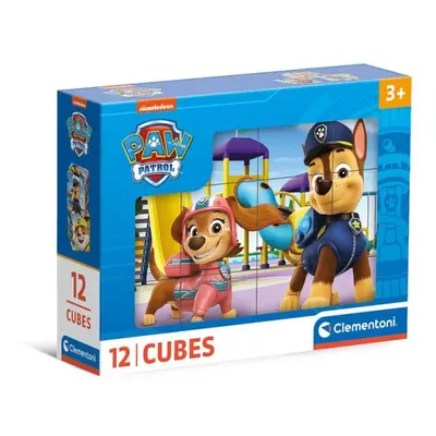 Obrázkové kostky - Paw Patrol, 12 kostek