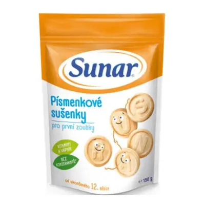 SUNAR Dětské sušenky písmenkové (150 g)