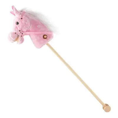 Hobby Horse se zvukem a kolečky Rosie Baby Mix pink