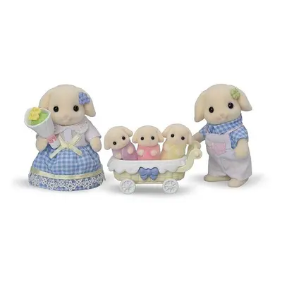 Sylvanian family Rodina Flora králíci s trojčaty