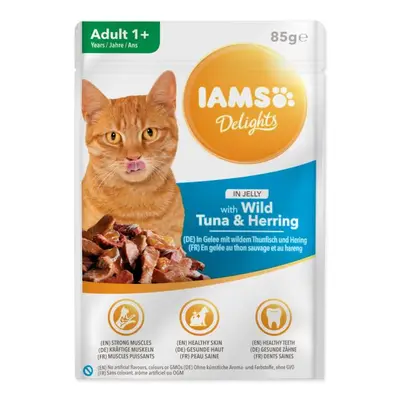 Kapsička IAMS tuňák a sleď v želé 85g