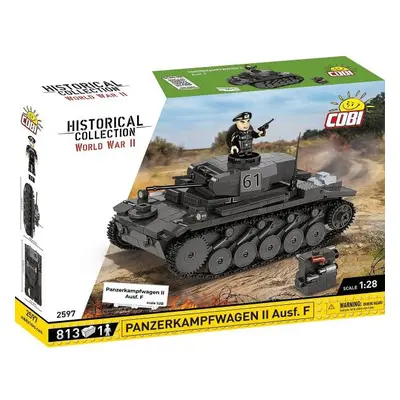 Cobi II WW Panzerkampfwagen II Ausf. F, 1:28, 813 k, 1 f